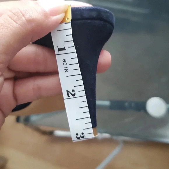 Mansur Gavriel Suede Navy Mule 38 - Picture 9 of 9